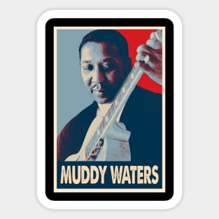 Blues Chronicles Muddy Waters' Story In Images Sticker